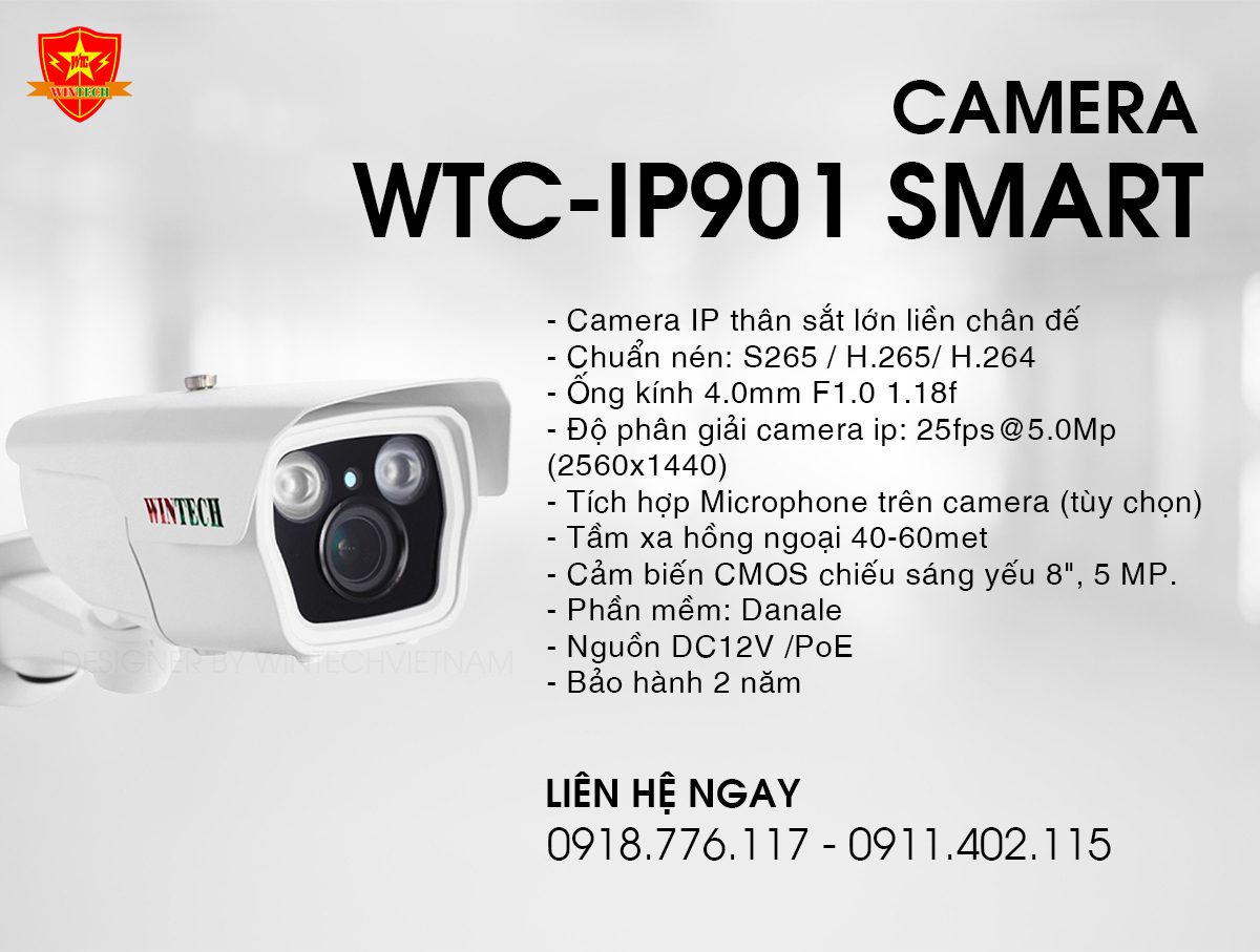 CAMERA WTC IP901H - 4.0MP